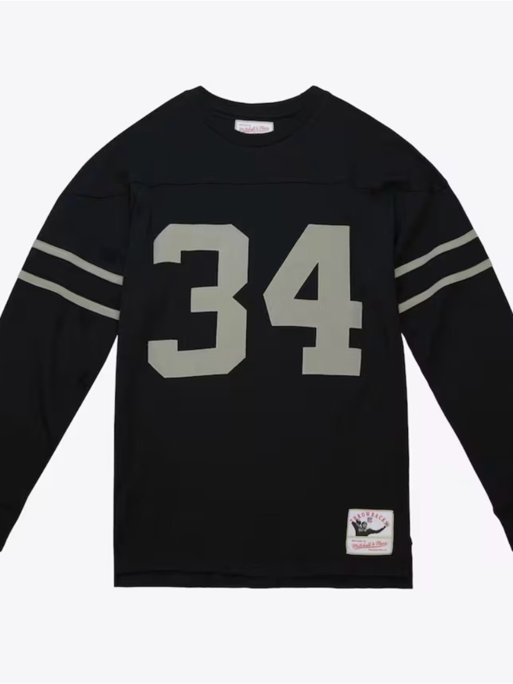Bo Jackson Los Angeles Raiders Gridiron Classics Tee Shirt Long Sleeve Med NWT🔥
